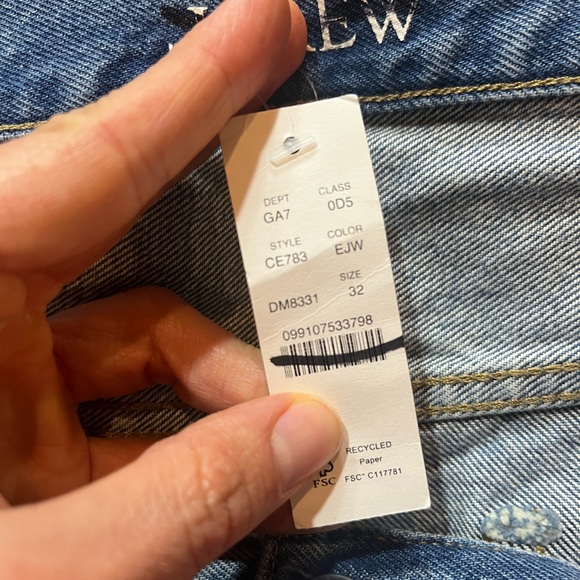 J.Crew Studded Lower Rise Wide Leg Jean 1984 - Picture 10 of 12